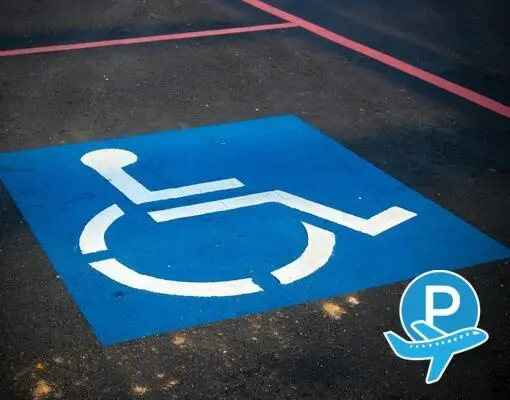 Invalide parkeren bij vliegvelden