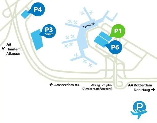 P1 Kort Parkeren Schiphol