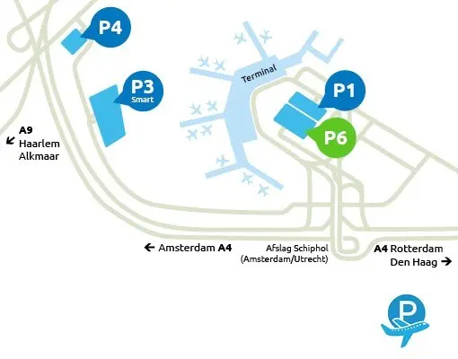 P6 Valet Parkeren Schiphol